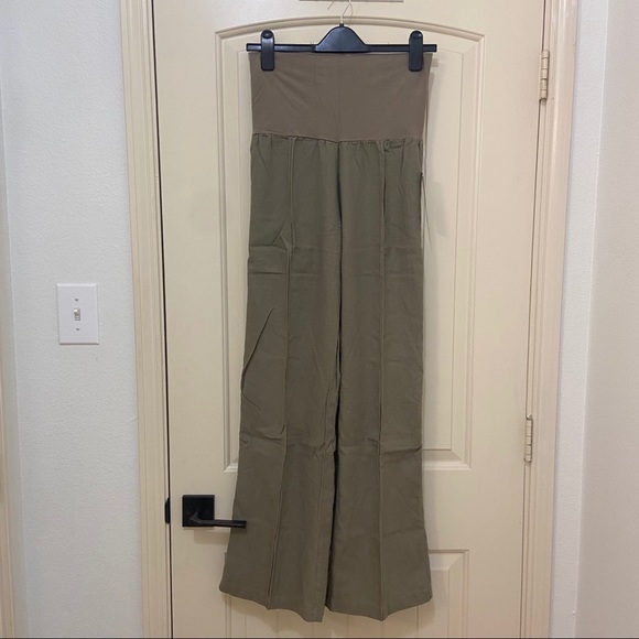 Just Living Pants & Jumpsuits Nwt Just Living Linen Olive Green